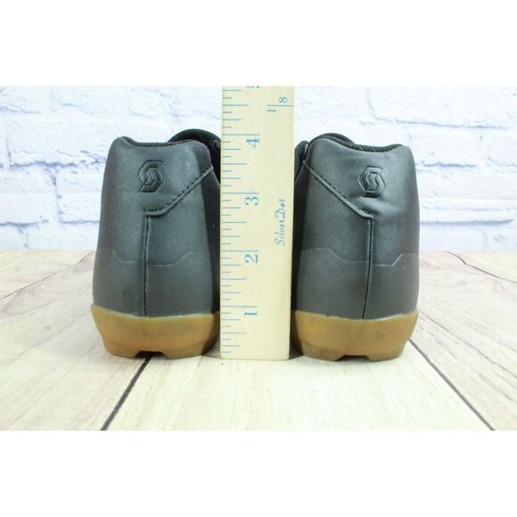 Scott Lightweight Black Leather Adjustable Boa Lace Cycling Shoes Size 10 - Picture 6 of 9